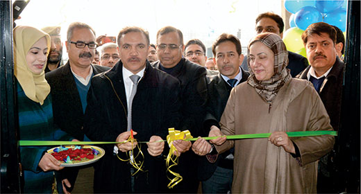 Parvez Ahmed inaugurates Bank's refurbished Rawalpora Business Un…