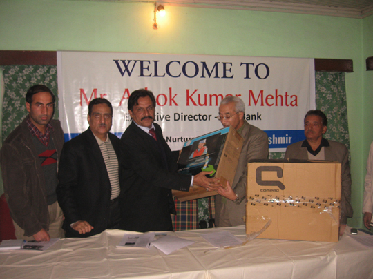 J&K Bank donates Computers to Orphanage