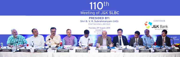 Chief Secretary chairs 110th SLBC in Srinagar