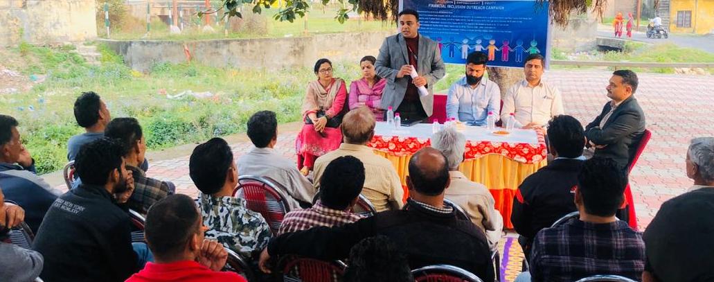 J&K Bank holds fin lit camps at villages Jallochak, Dalogra in Jam…