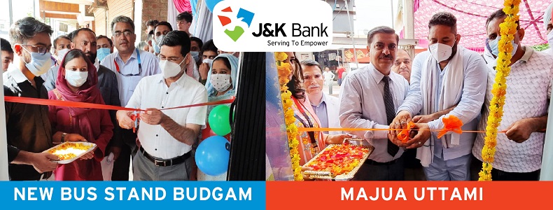J&K Bank opens Business Unit in Budgam,Commissions ATM at Majua Ut…