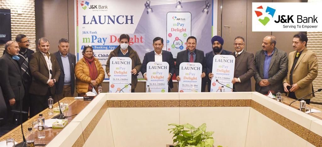 CMD R K Chhibber launches J&K Bank mPay  Delight I believe it will…