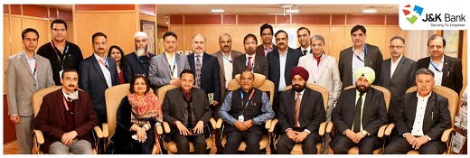 J&K Bank warmly farewells its top management  functionaries