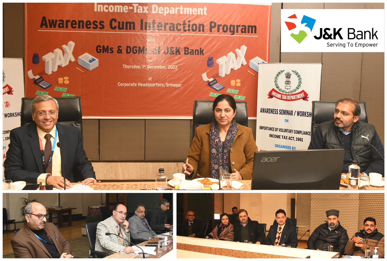 J&K Bank highest income tax payer in Amritsar circle