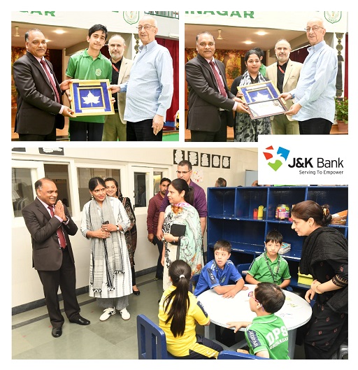 J&K Bank MD & CEO visits DPS Srinagar, felicitates  Toppers Pr…