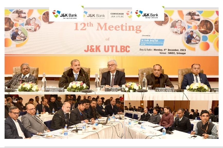 Secretary DFS Dr. Vivek Joshi chairs 12th UT-Level Bankers Committee m…