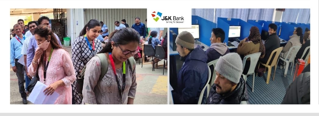 J&K Bank organizes it's first fast-track exam in online mode…
