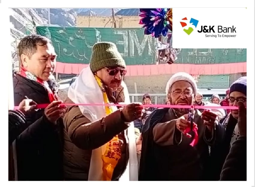J&K Bank opens an Extension Counter at Khangral in Kargil