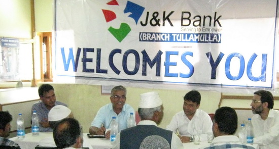 Customer meet held at Tullamulla.JK Bank to support milk production Customer meet held at Tullamulla.JK Bank to support milk production