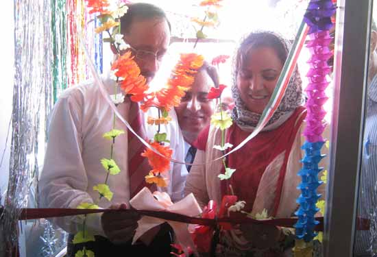 Sakina Itoo, Minister for Social Welfare inaugurates JK Bank ATM at Da… Sakina Itoo, Minister for Social Welfare inaugurates JK Bank ATM at Da…