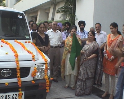 J&K Bank flags off 3rd cash van in Jammu J&K Bank flags off 3rd cash van in Jammu