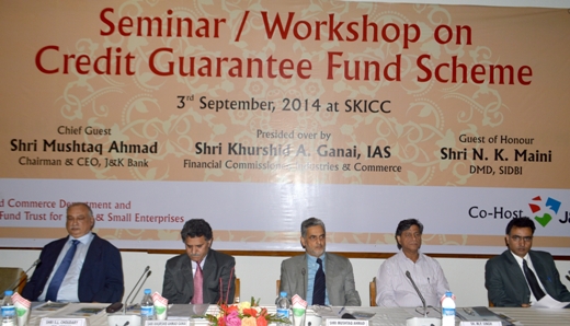 J&K Bank co-hosts workshop on Credit Guarantee Fund Scheme J&K Bank co-hosts workshop on Credit Guarantee Fund Scheme