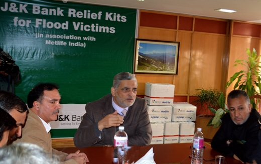 J&K Bank intensifies relief  efforts for flood victims