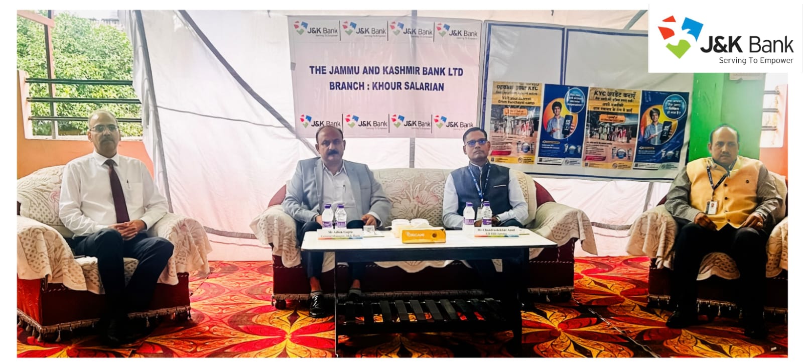 J&K Bank organises Financial Inclusion and Re-KYC Awareness Camp i…