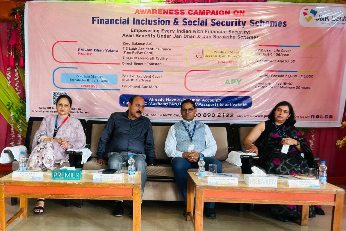 J&K Bank organizes Mega Financial Camp at Ambgrota, Jammu