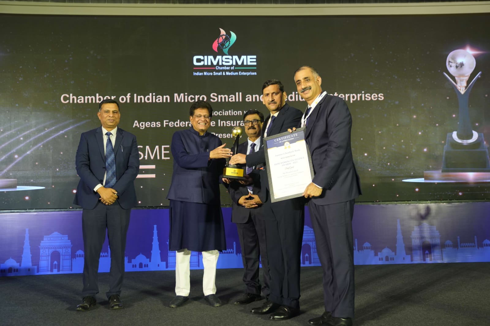 J&K Bank wins 'Best MSME Bank' at MSME Banking Excellenc…